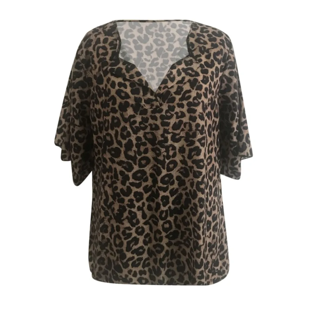 Футболка пикантные роковой женщины и 2020 в стиле пэчворк с коротким рукавом v