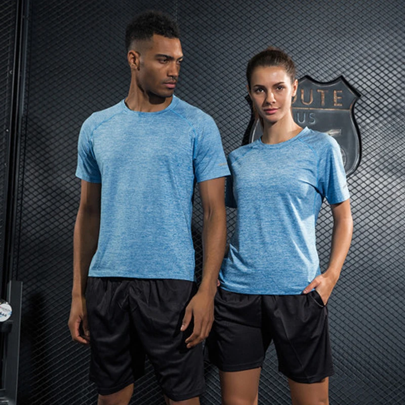 Брендовая мужская спортивная рубашка футболки для бега женщин спортивный костюм