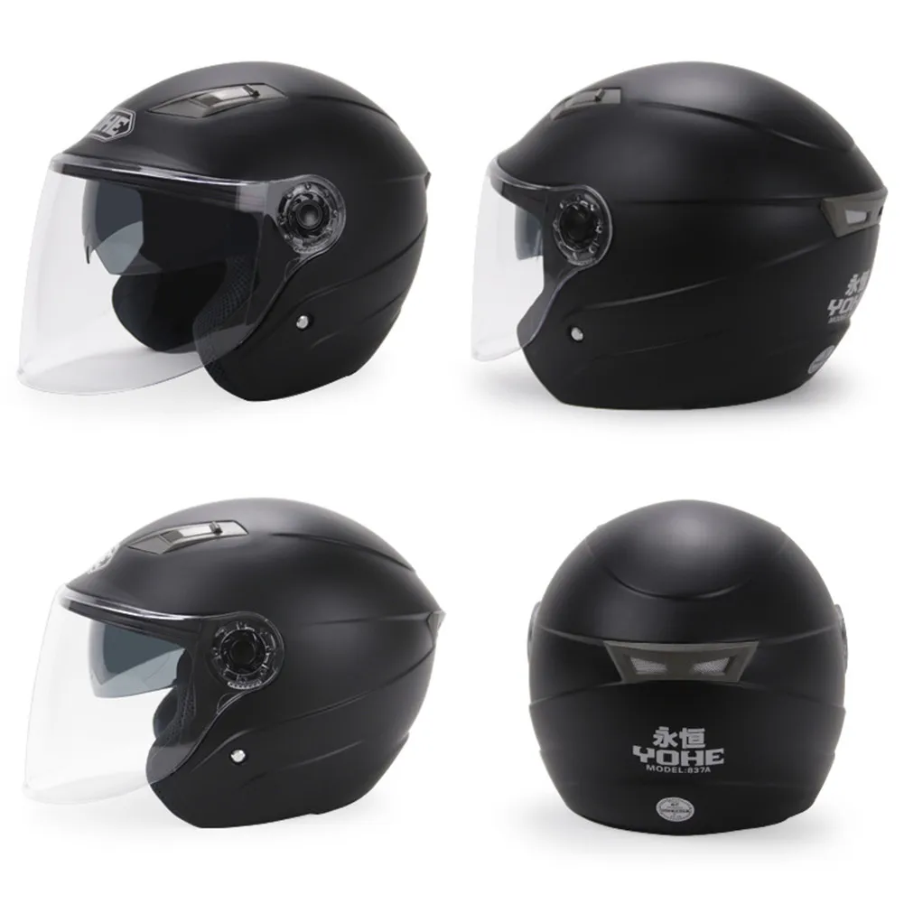 YOHE двойной козырек s m otorcycle открытый шлем для скутера Casque Casco Moto мотоциклетный