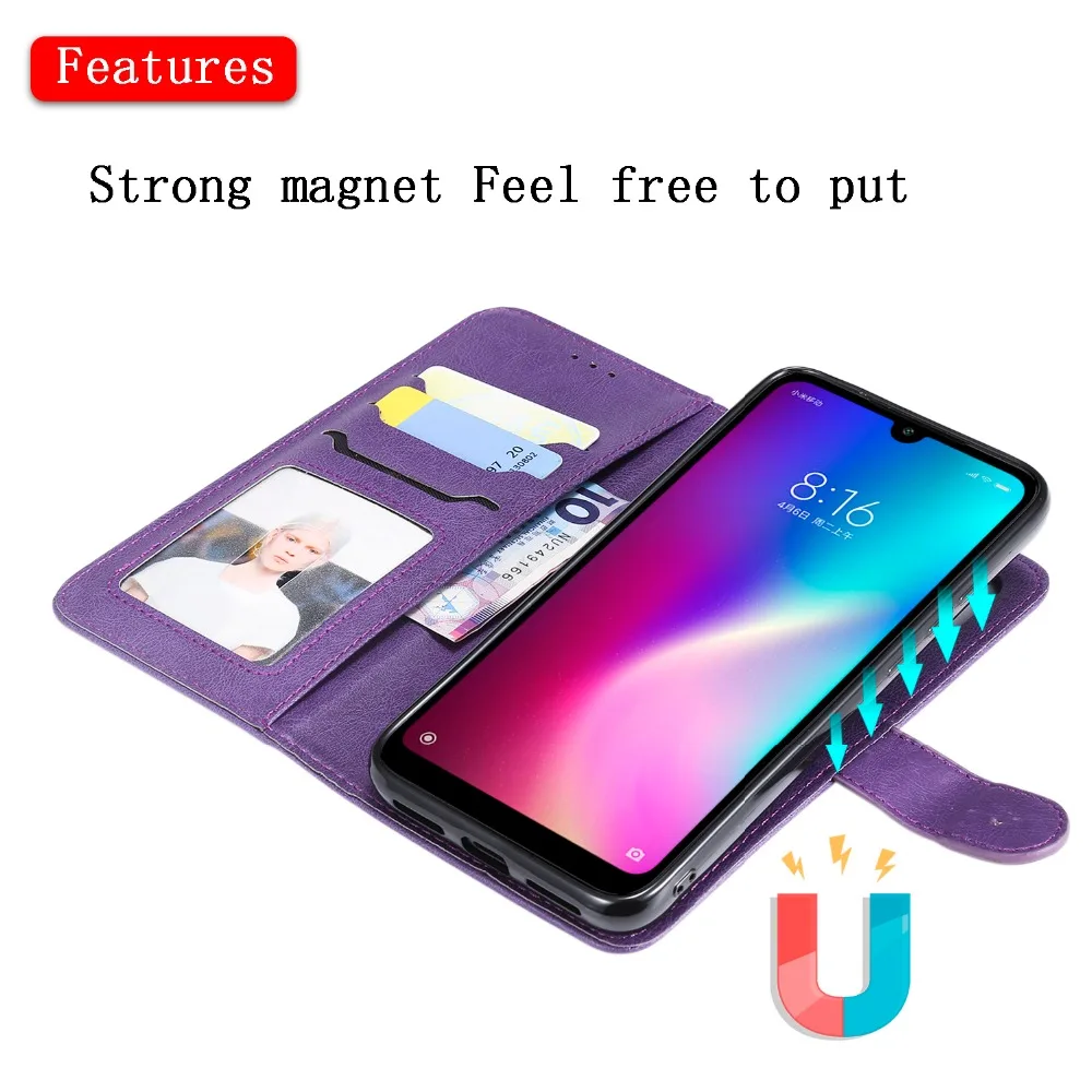 Чехол для телефона Xiaomi Redmi Note 7 Pro Red mi 7 Съемная отдельная 2в1 откидная крышка для Xiaomi mi 8 Lite Кожаные чехлы Carcasa
