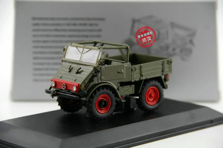 Литая модель в масштабе 1:43 Mercedes Benz Unimog U401 военный внедорожник Грузовик