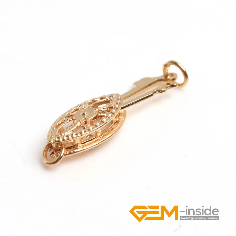 14K позолоченная застежка в виде рыбы 5 мм x 13 мм DIY Neckalce DIY Ювелирные изделия одна штука для продажи оптом
