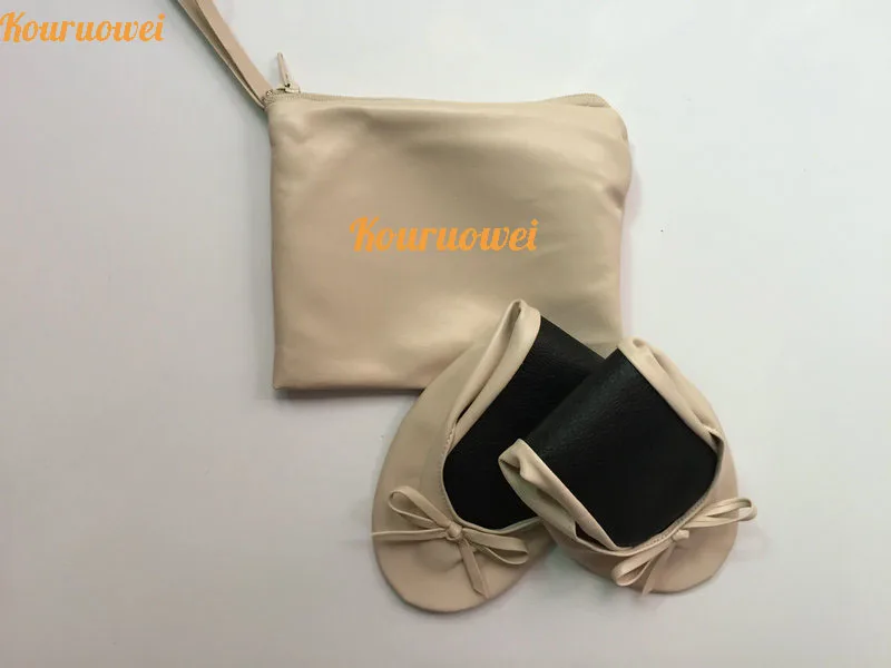 Free Shipping! champagne rollable disposable ballet shoes for wedding gift | Обувь