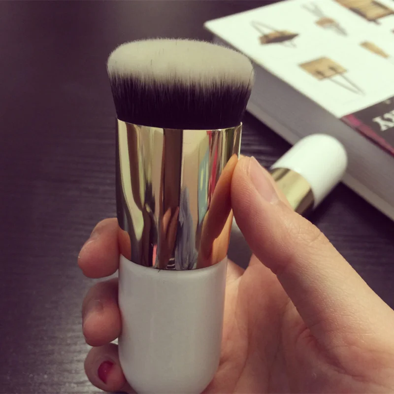Набор белых кистей для макияжа 1 шт. основы контура пудры теней век искусственные
