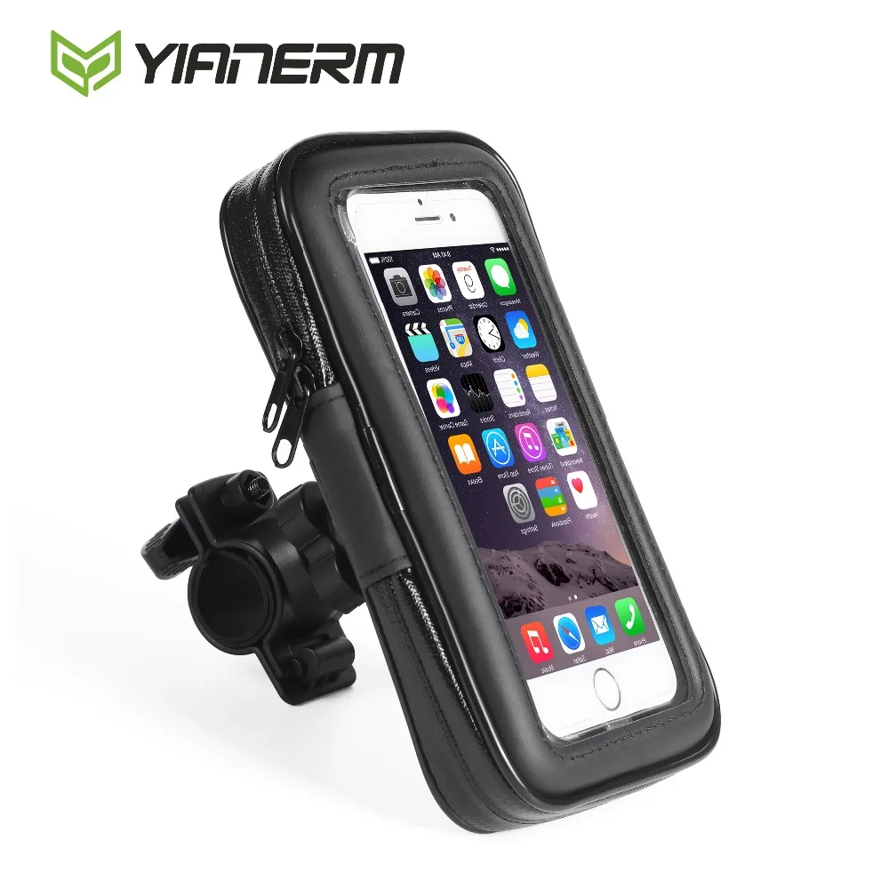 Yianerm MTB велосипед держатель телефона Водонепроницаемый чехол сумка мотоцикл