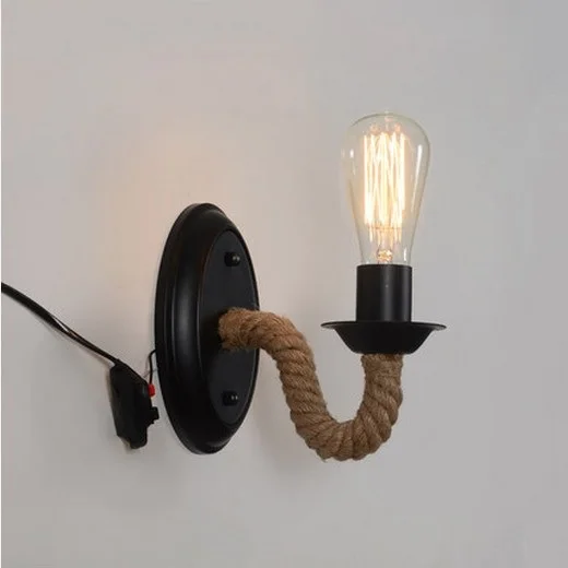 Винтажный светодиодный настенный светильник Эдисона в стиле лофт старинные