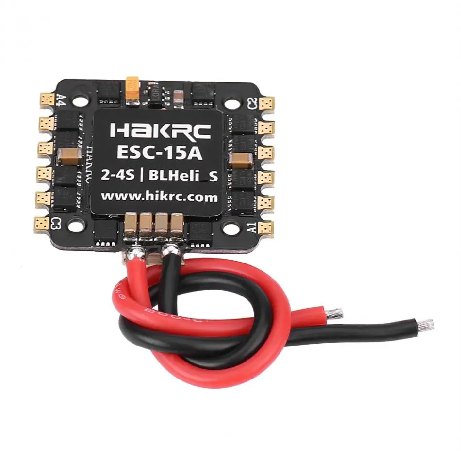15A 4 в 1 мини электронный контроллер скорости Поддержка 2 4s LiPo/HV LiPo батареи FPV ESC