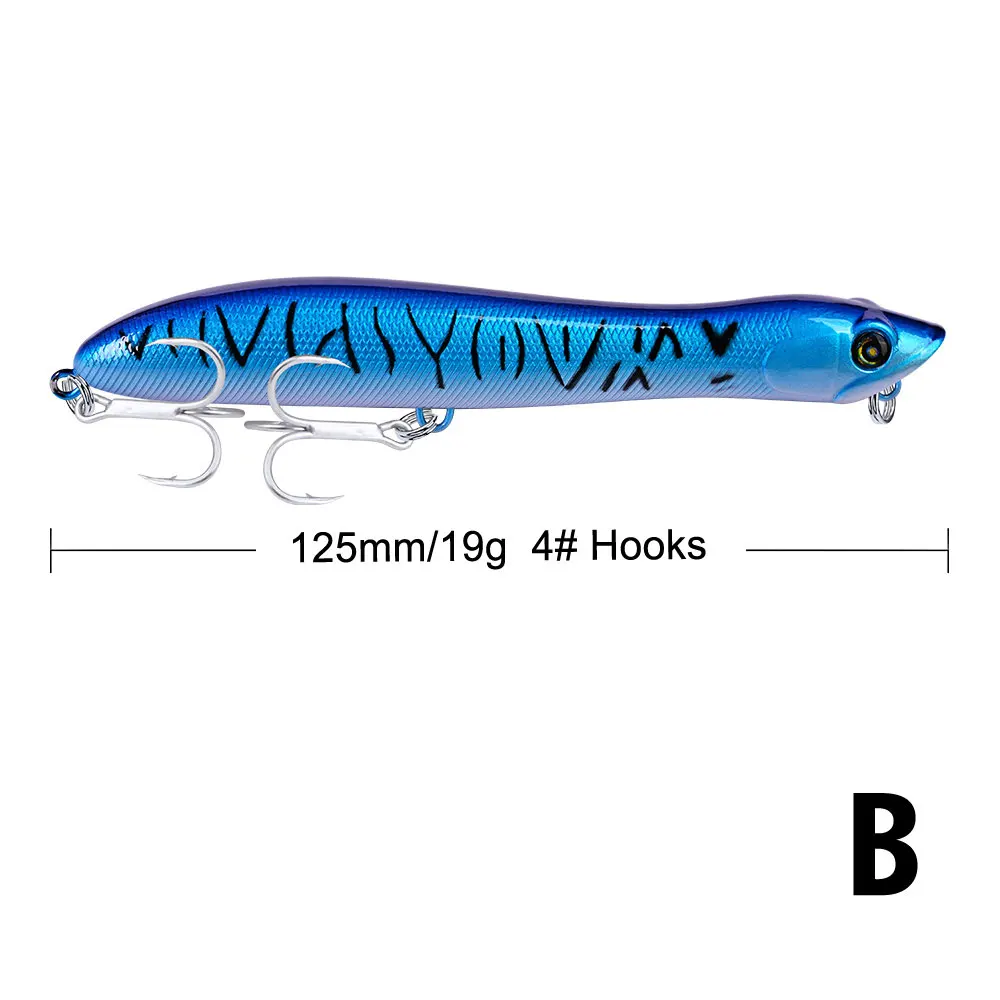 B Рыболовные приманки Peche VIB Shads воблеры Topwater гольян Тонущий Карандаш Рыболовные снасти инструменты искусственная живопись жесткие приманки Pesca - Цвет: B