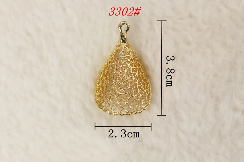 DIY европейской моды Шарм подарки полые листья Подвески Металлические для