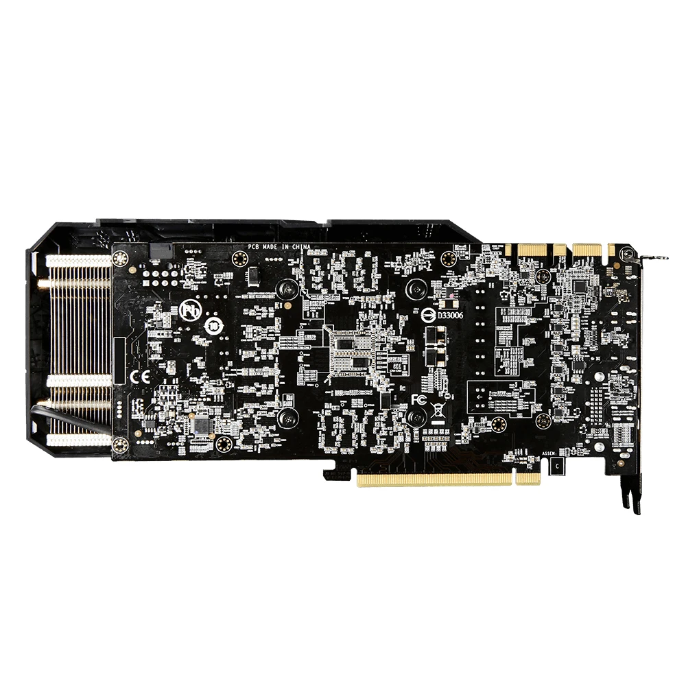 Видеокарта Bykski с полным покрытием Waterblock Plus GIGABYTE GeForce GTX 1070 WindForce OC 8 Гб (REV.2.0) P/N: