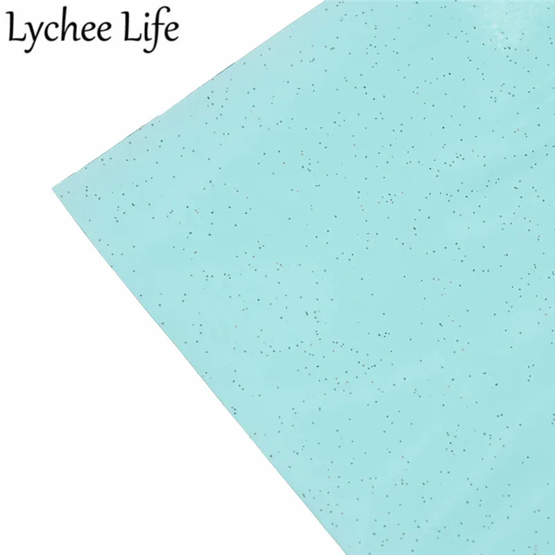 Lychee Life A4 прозрачная блестящая ткань красочные ПВХ 29x21 см Ткань DIY Современная домашняя одежда текстиль швейная ткань аксессуары