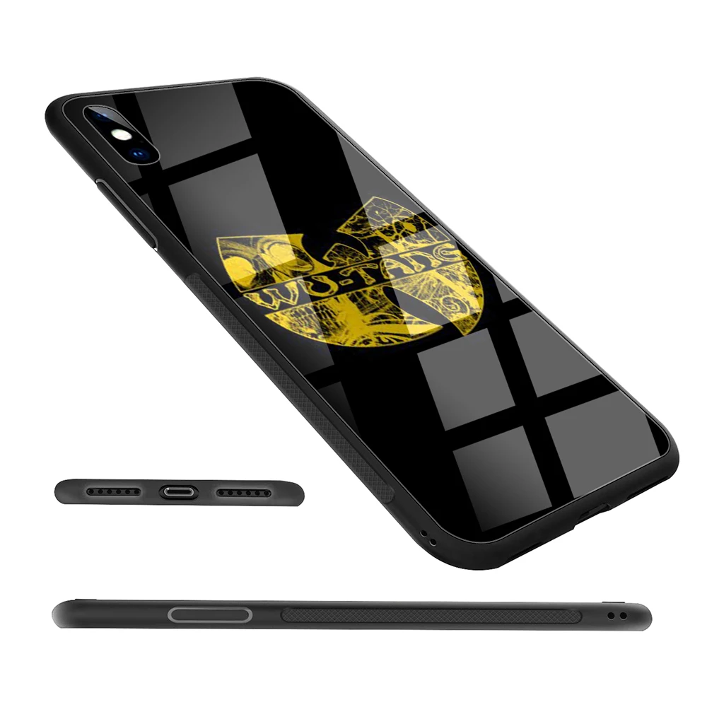 Чехол Lavaza Wu Tang Clan из ТПУ с закаленным стеклом для iPhone XS Max XR X 8 7 6 6S Plus 5 5S SE |
