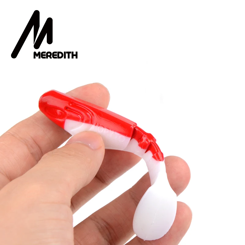 Силиконовые приманки для рыбалки MEREDITH, Релакс, копыто, 8,5 см, 6,8 г, 8 шт. в наборе, 3 снасти для хищников, мягкие пластиковые джиг-головки, приманки для ловли щуки