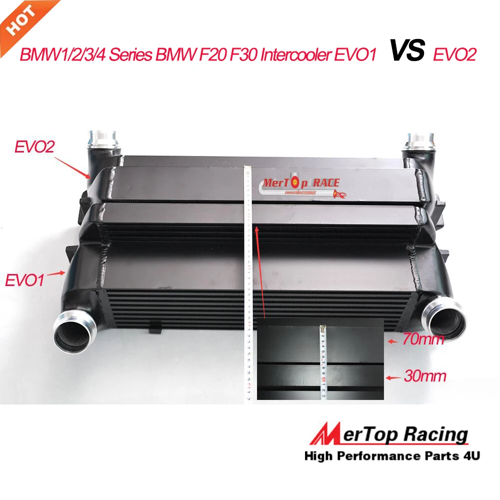 MERTOP гонки бар и пластинчатого типа EVO 2 F20 F21 F22 F30 F31 F32 F33 F34 N13 N20 N55 228i 320i 328i 335i 428i интеркулер