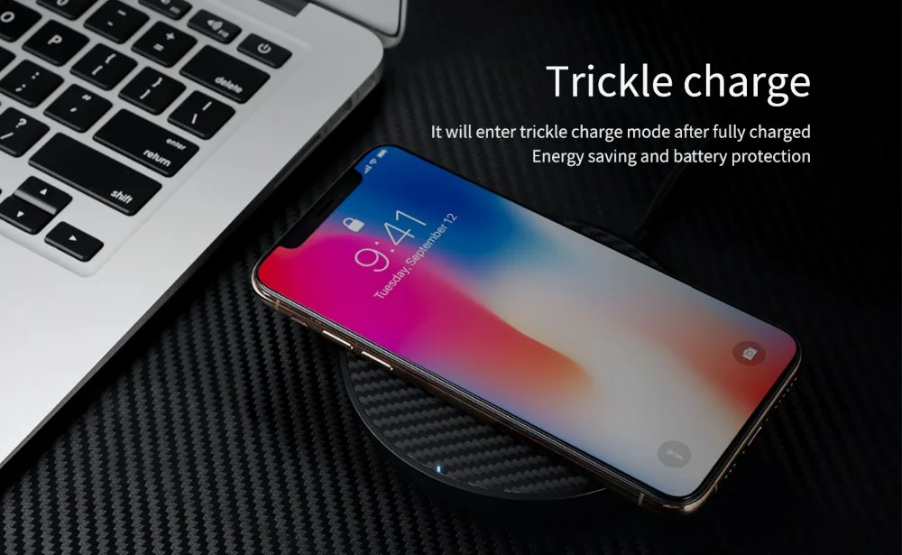 Nillkin PowerFlash Беспроводное зарядное устройство для iPhone XS Max XR X 7 5 W 10W 15W Быстрое Qi Samsung