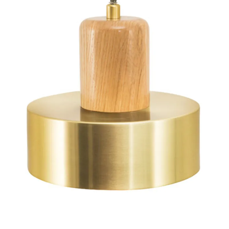 Простой винтажный подвесной светодиодный светильник в стиле лофт деревянная