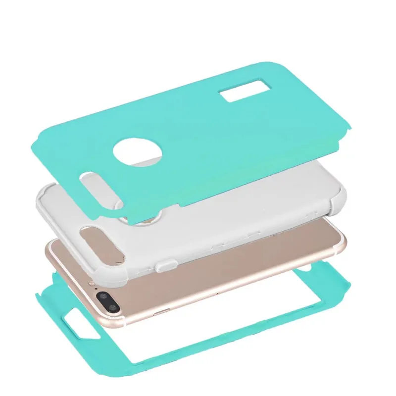 New For Apple iPhone 6/6S 7 Plus/7 Protect Case Cover Hybrid Dual Layer Shockproof Silicon Hard Rugged Phone Cases |