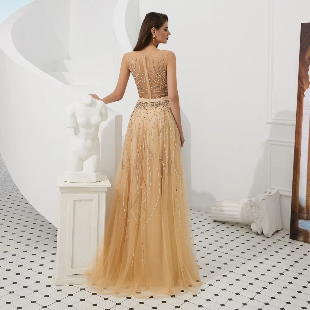 CEEWHY Sexy Muslim Arabic Mermaid Formal Evening Dresses Beaded Prom Turkish Kaftan Dubai Gown Abiye | Свадьбы и торжества