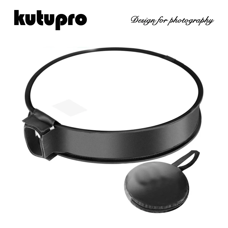 Универсальный Круглый рассеиватель для вспышки KUTUPRO 40 см складной