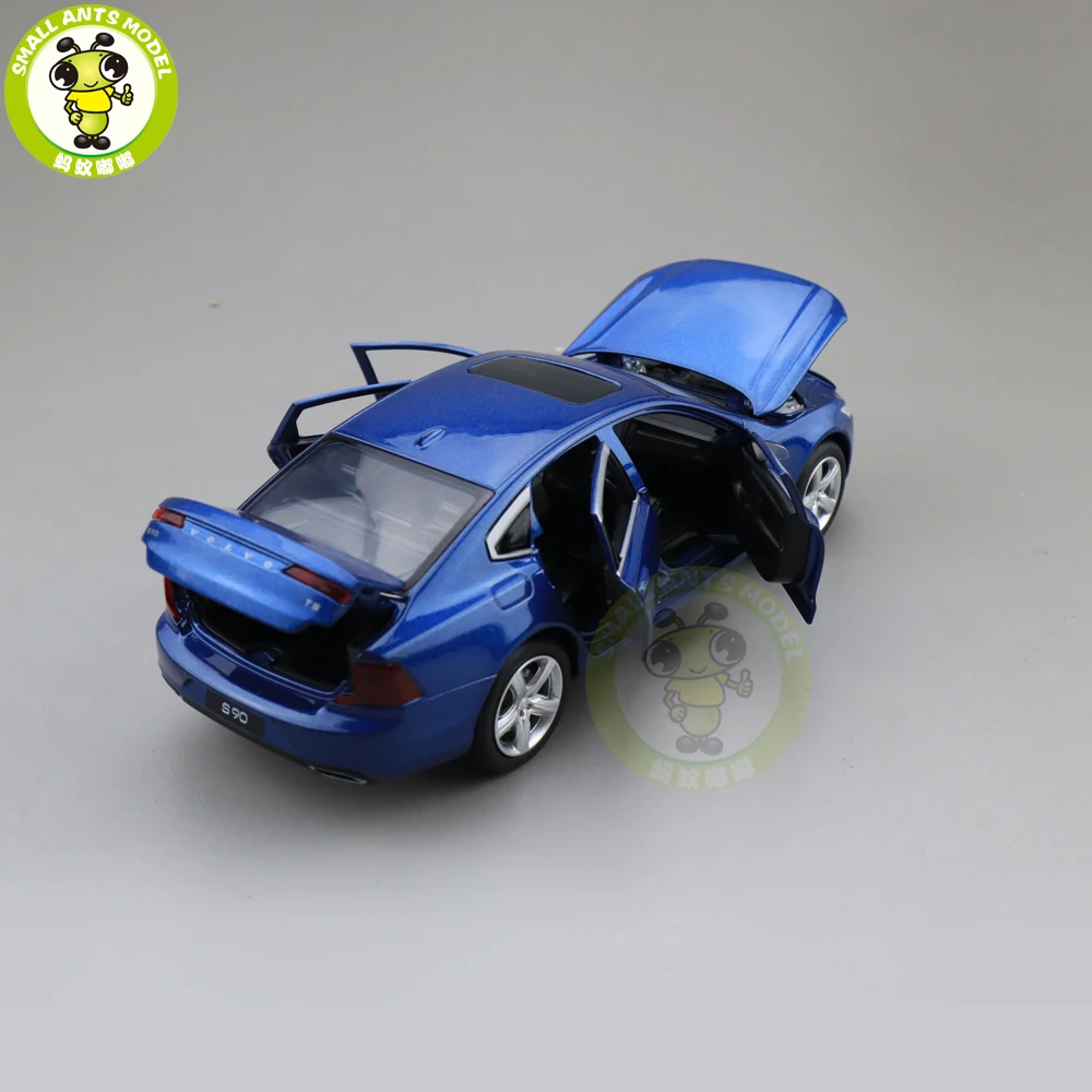 1/32 JACKIEKIM Volvo S90 литая модель автомобиля игрушки для детей Подарки для мальчиков девочек звуковое освещение
