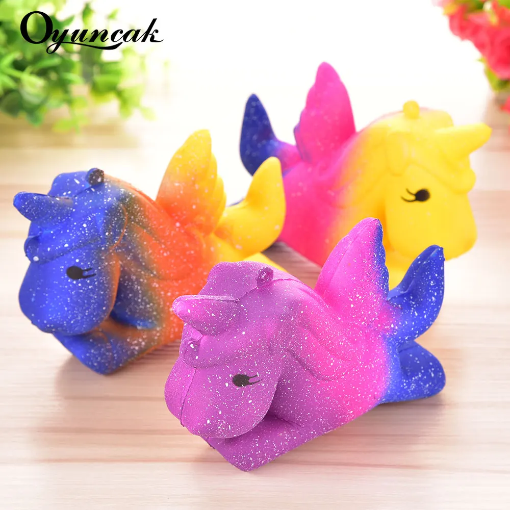 Oyuncak Новинка Gag игрушки Squishe мягкими Единорог весело приколы розыгрышки стресс