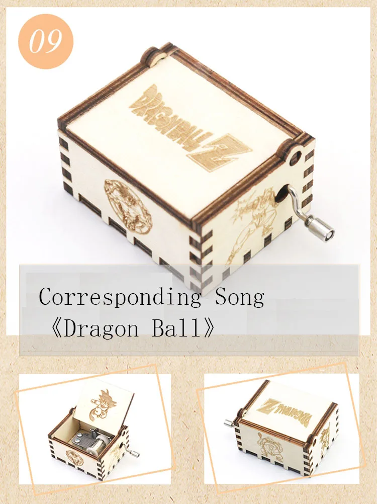 Деревянная музыкальная шкатулка ручная кривошипная Diy Harri Potter подарки на день