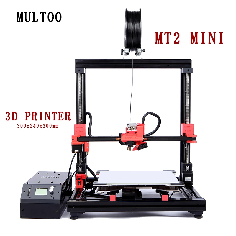 Лидер продаж multoo Профессиональный 3D-принтеры FDM линейной направляющей ШВП два