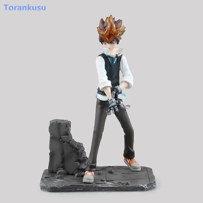 HITMAN REBORN! Фигурка kateкё Hitman Reborn Sawada Tsuna ПВХ фигурка игрушка 190 мм аниме REBORN модель