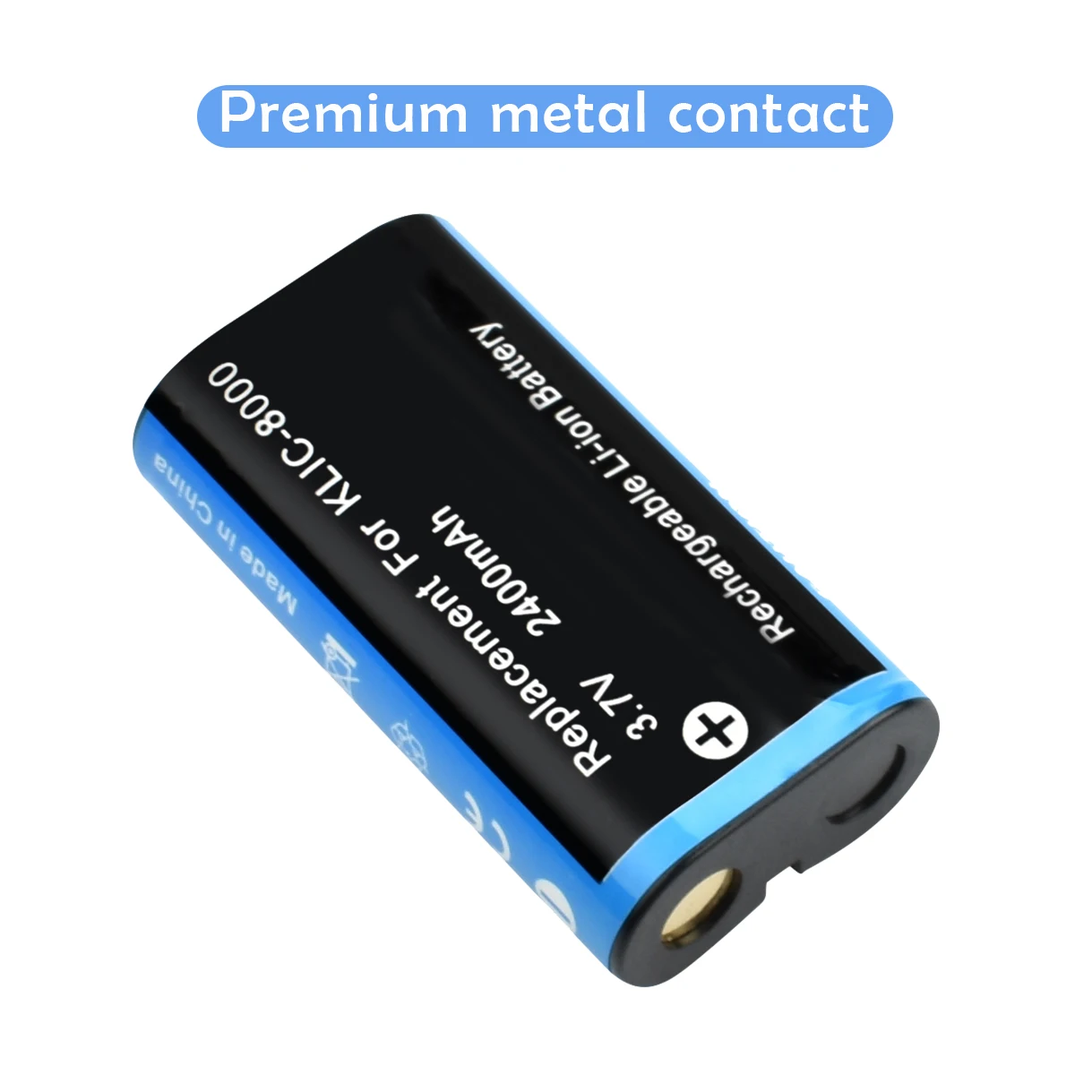 2 шт KLIC 8000 литий ионный Батарея 3 7 V 2400 mAh + 1 Порты и разъёмы Зарядное устройство с