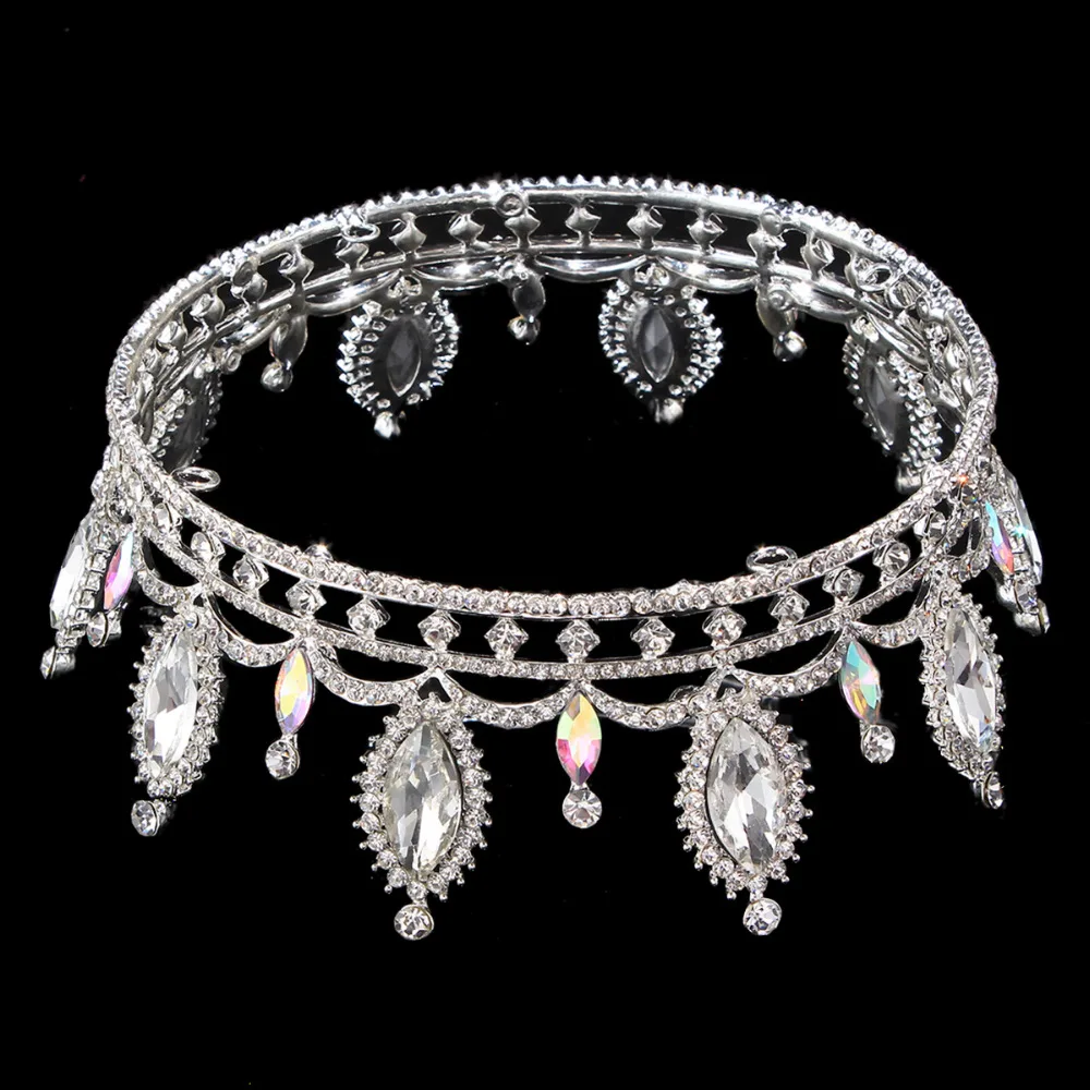 Свадебные украшения роскошные классические тиары-короны серии конский глаз с