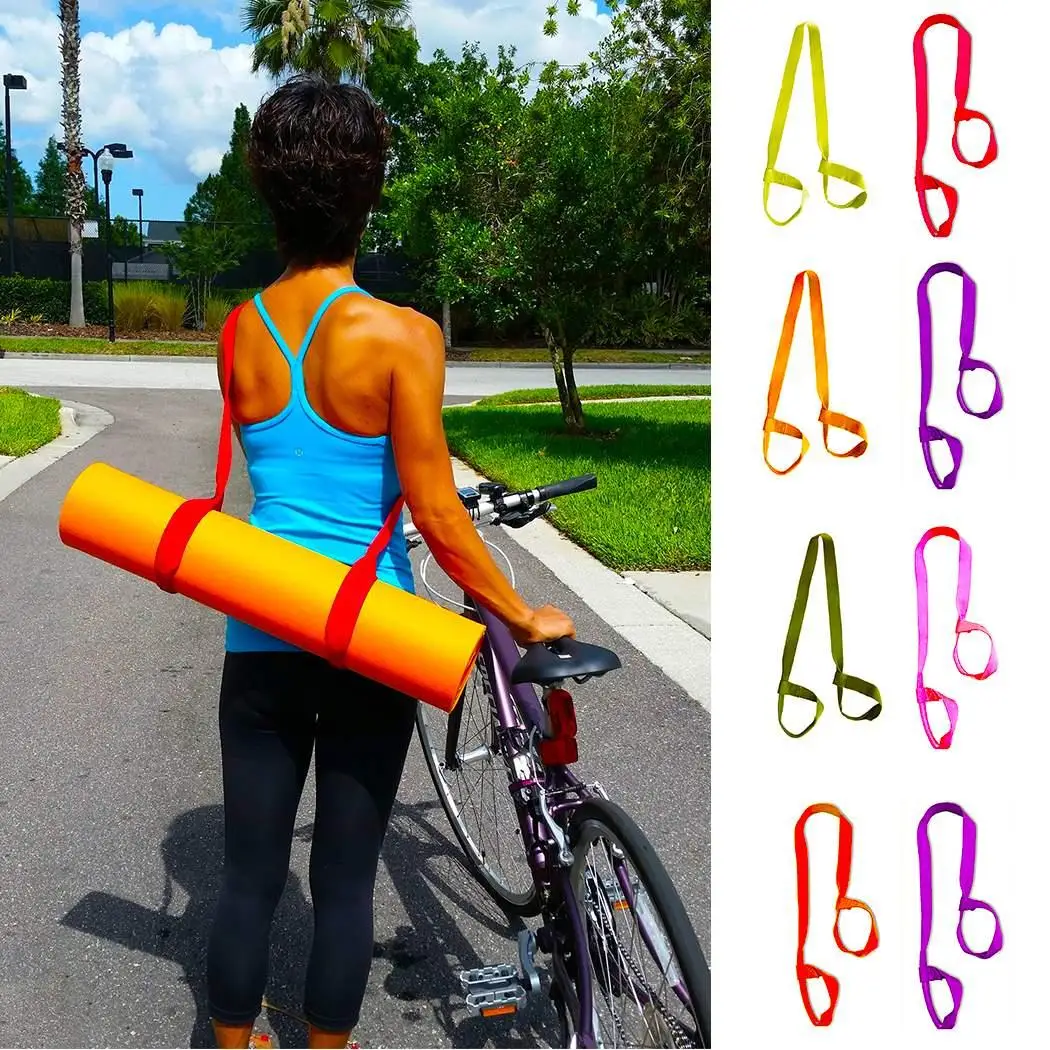 Коврик для йоги Эластичный регулируемый Перевозчик плечевой ремень йоги|Пояса