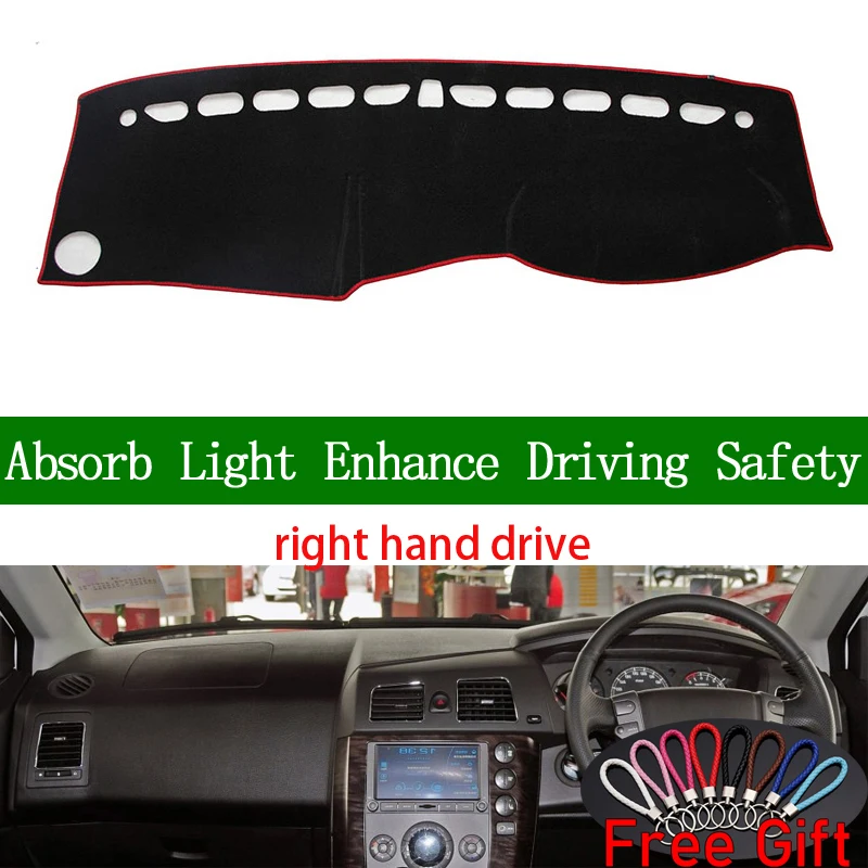 

For ROEWE W5 2011 2012 2013 2014 2015 Right Hand Drive Dashboard Cover Car Stickers Sun Shade Dash Mat Interior Accessories