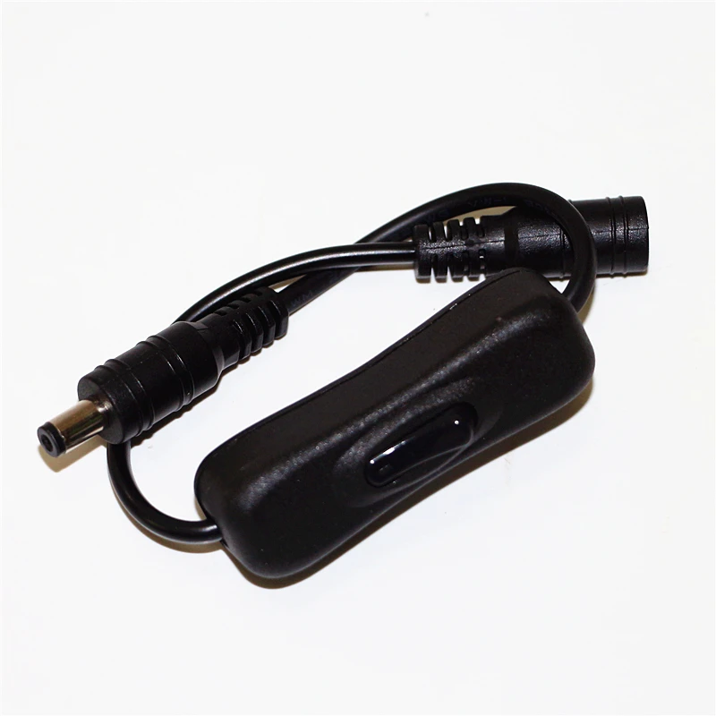 1 шт. коннектор для светодиодных лент 30 см белый/черный постоянный ток гнездовой