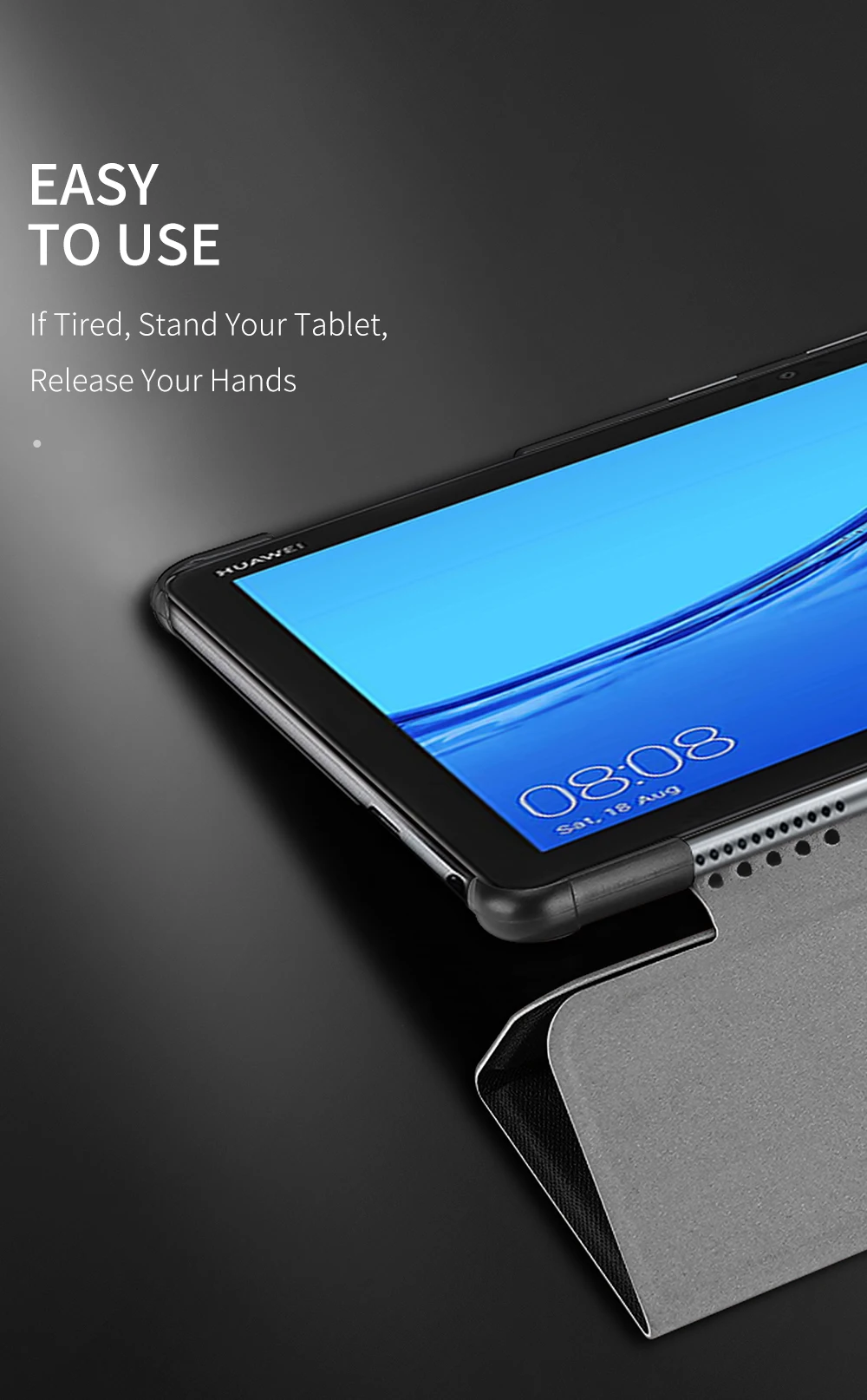 Для huawei MediaPad M5 Lite 10 BAN2-L09 чехол высокого качества кожаный флип-чехол на магните для huawei MediaPad M5 Lite 10,1 дюймов