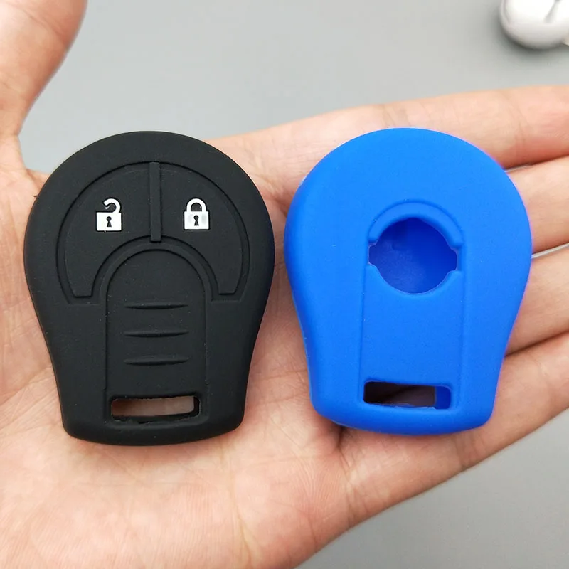 Fit For Nissan Juke Micra Qashqai March Sunny 2 Button Car Key protect Silicone Soft Rubber Case Cover Accessories | Автомобили и