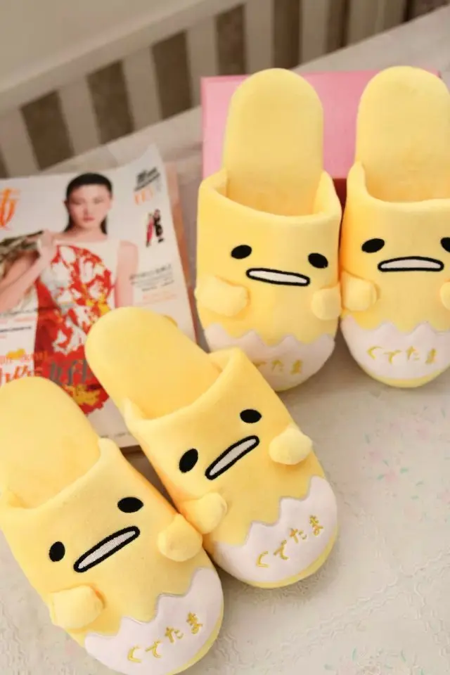 Аниме Gudetama ленивые тапочки для яиц коллекция кукол игрушки мягкие кукольные
