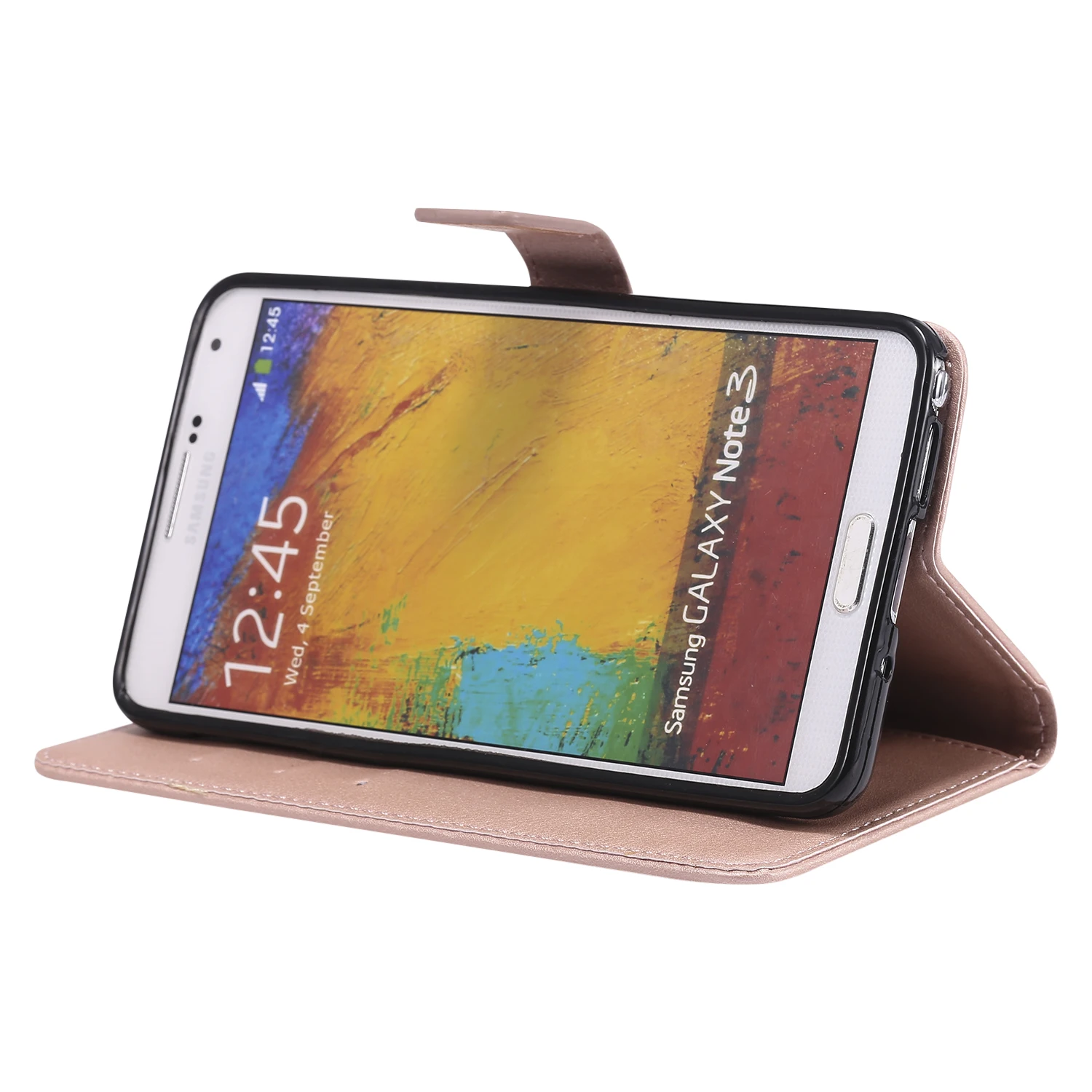 Чехол книжка для Samsung Galaxy Note 3 SM N900 чехол телефона с кожаным покрытием Note3 N9000 N9002