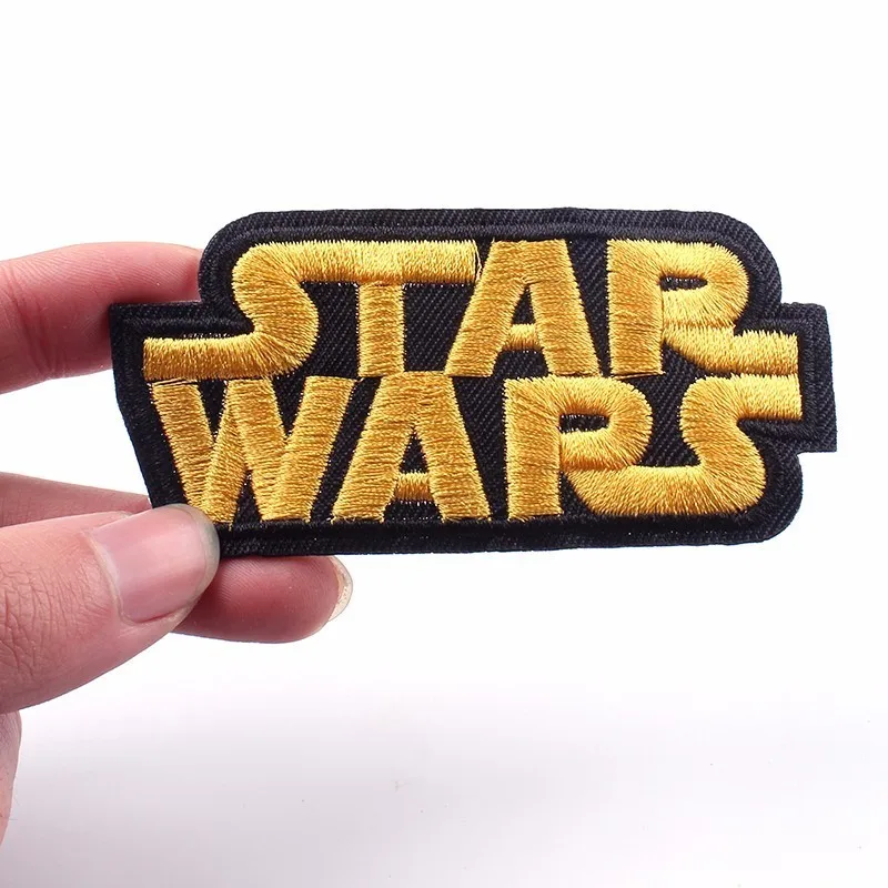 Prajna футболка Star Wars нашивки в форме единорога Винсента Ван Гога пришельца вышитые наклейки Дети Железный На для одежды Декор F - Цвет: Прозрачный