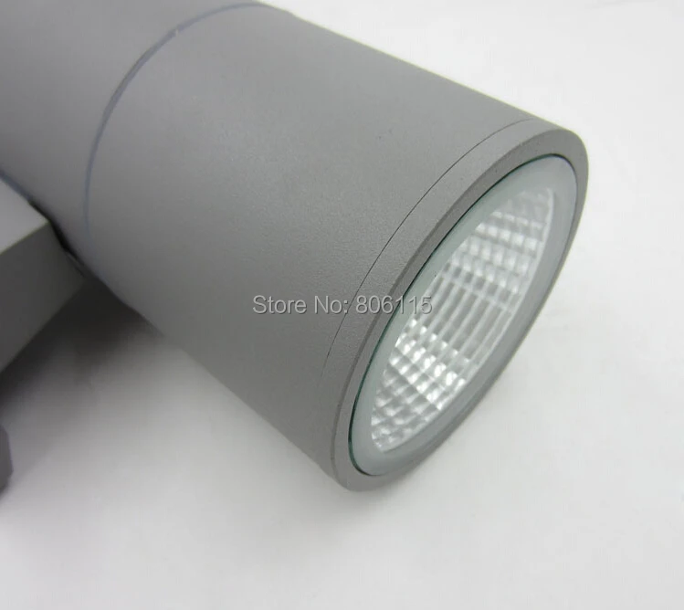 AC85-265V 20 Вт LED Наружный свет COB светодиодные настенные лампы 2x10 теплый/холодный