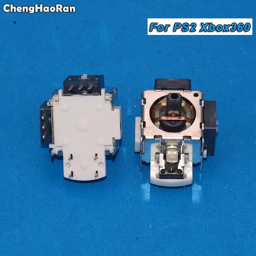 ChengHaoRan 100 шт для Microsoft Xbox 360 PS2 контроллер Джойстик Замена 3D аналоговый джойстик