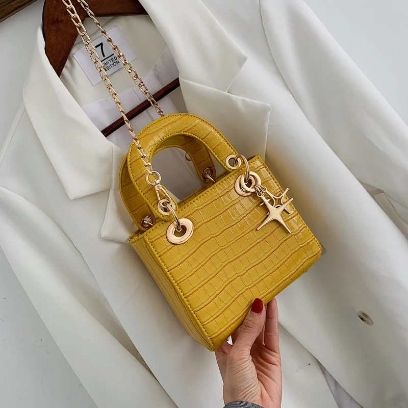 Женская сумка-мессенджер женская сумочка из кожи аллигатора искусственной на