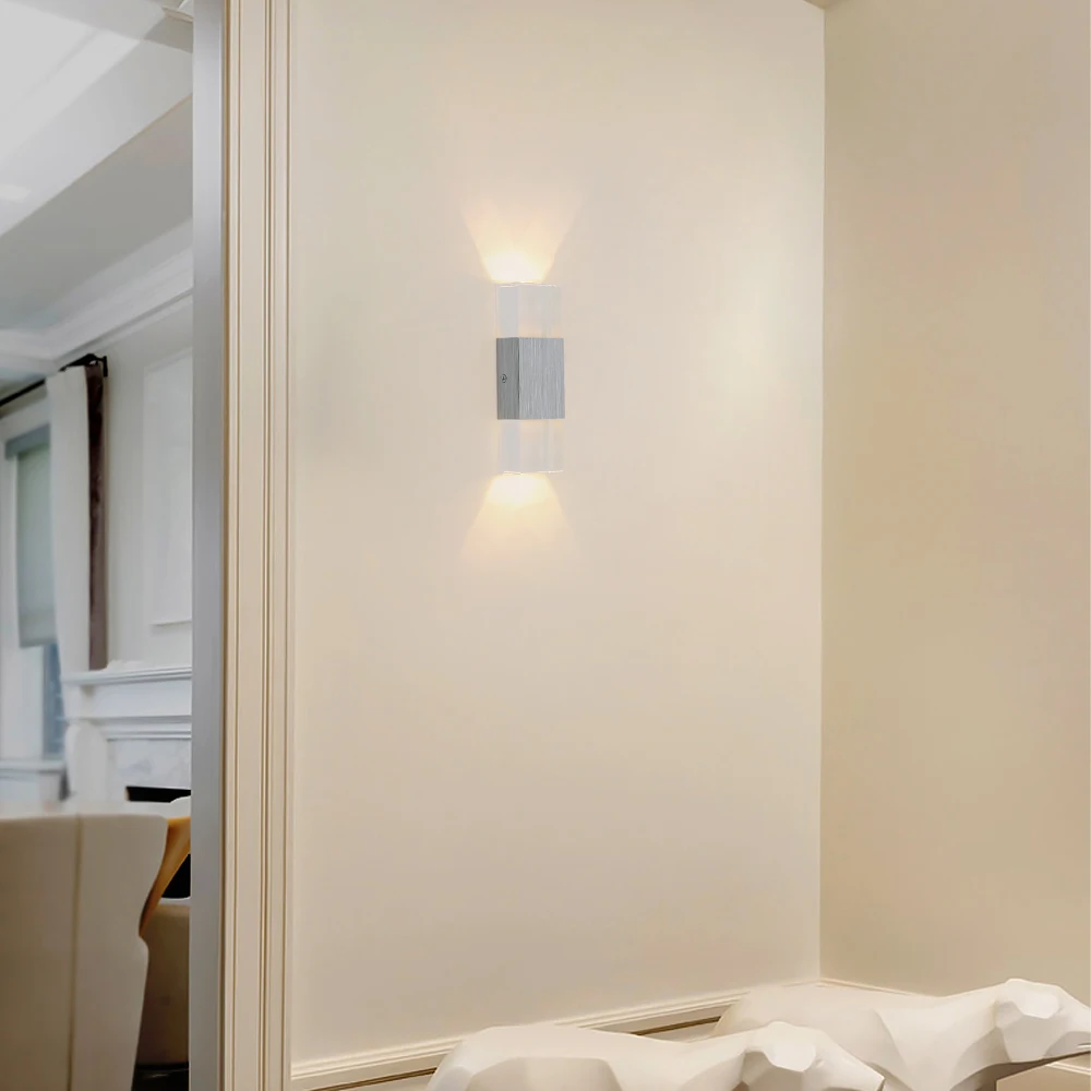 Современные акриловые двойсветильник настенные светильники современные яркие