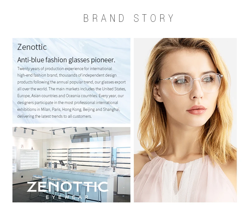 ZENOTTIC ретро очки Рамка Для женщин Оптические очки от близорукости рамка Винтаж прозрачный по рецепту, оправа для очков, BT3102