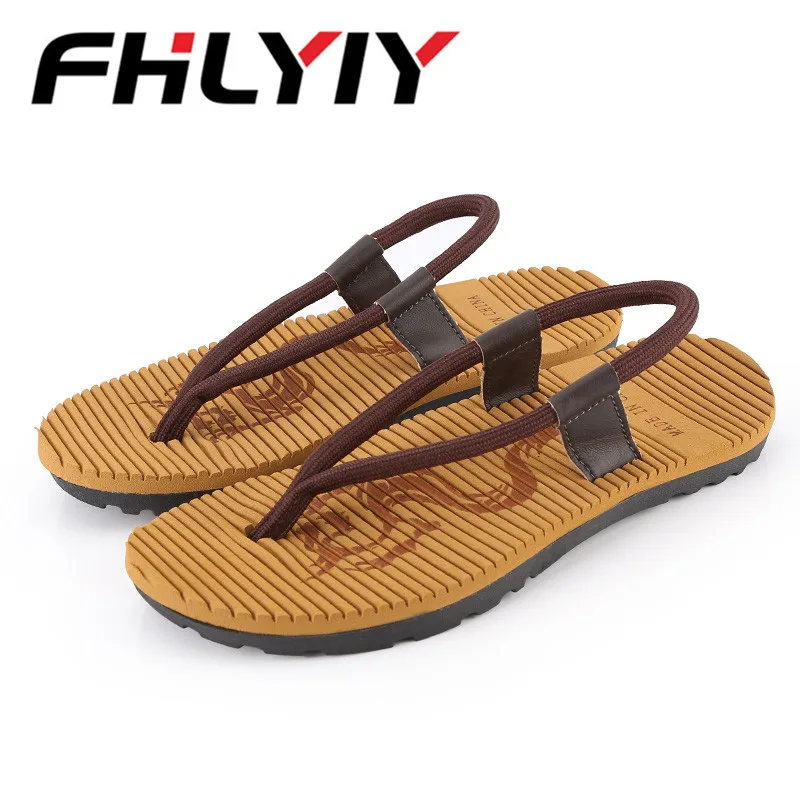 Шлепанцы Для мужчин летом прохладно Босоножки на платформе Мужская пляжная