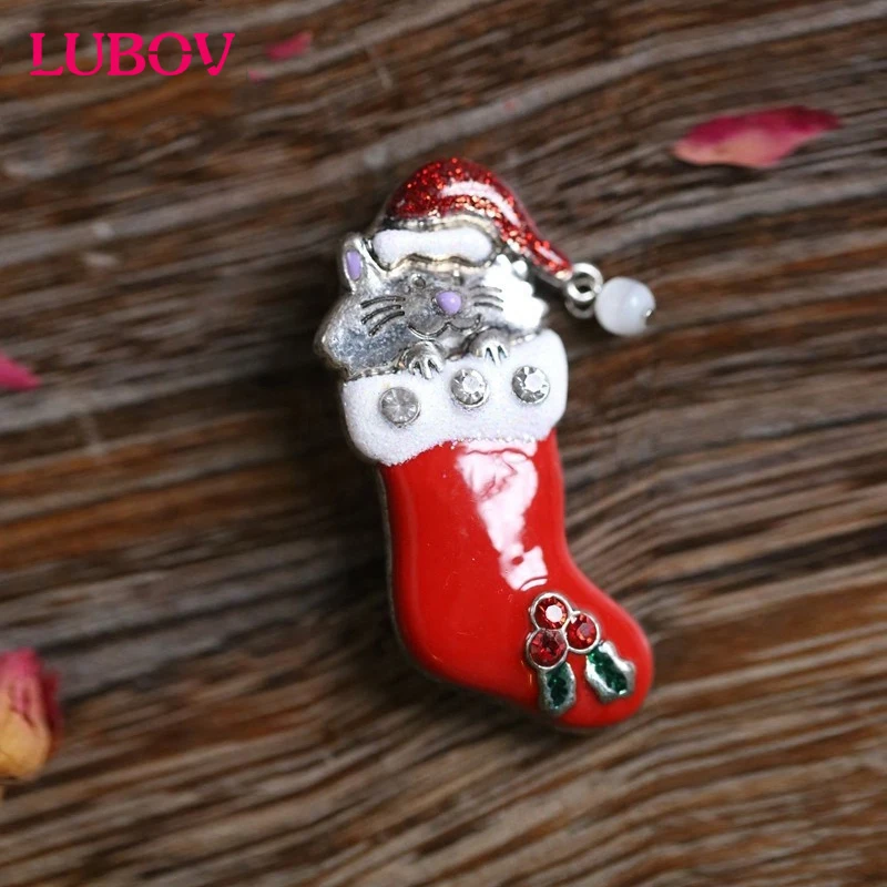 Жемчужная брошь милая мультяшная мышь в красной обуви нежный дизайн