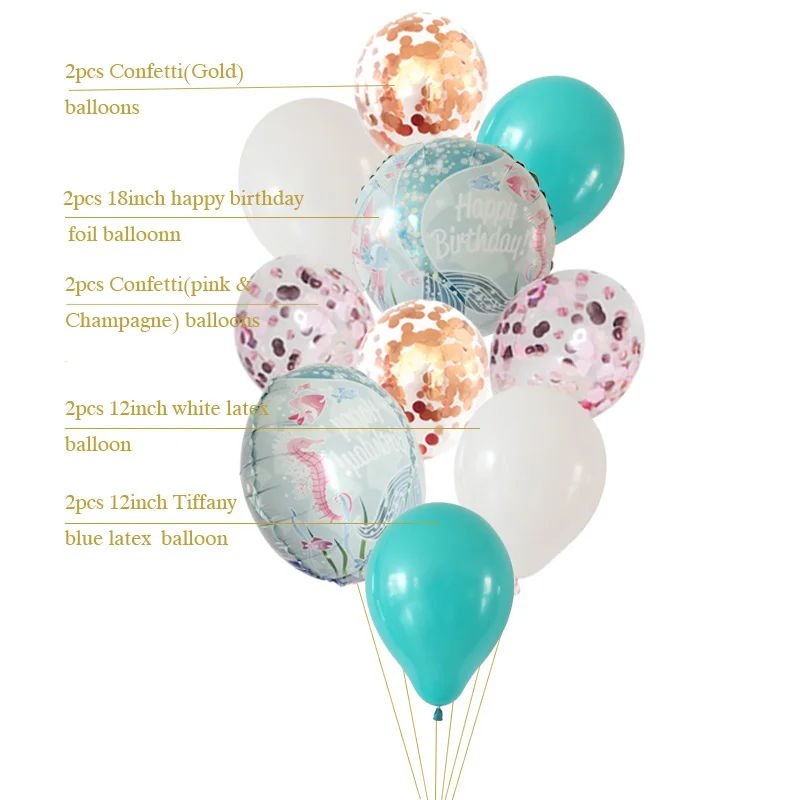 10psc с днем рождения Юбилей фольга шары Globos свадебное торжество украшения