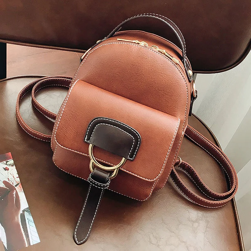 2018 модные мини PU Рюкзак для Для женщин женские корейские девочек-подростков