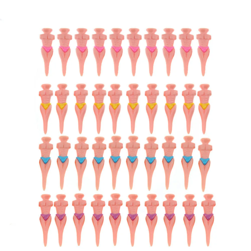 Гребень для гольфа пикантные Ти Размеры 70 мм мышцы человек новый дизайн Пластик 10