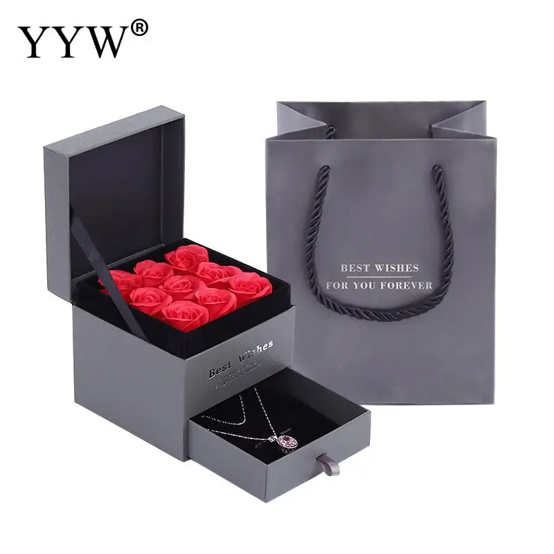 

2019 Handy Necklace Jewelry Organizer Display Box Storage Case Container European Style Beautiful Elegant Present Gift Boxes