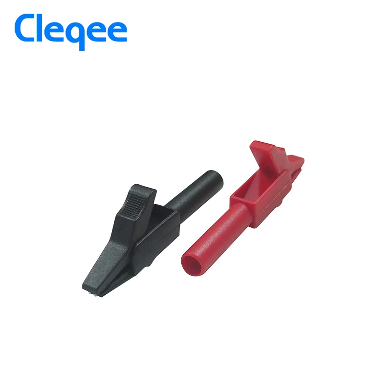 Cleqee P2007 10 шт крокодил 4 мм банан Женский Джек тестовый адаптер|Детали и аксессуары